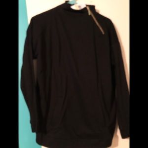 Michael Kors Long Sleeve Black Top - New